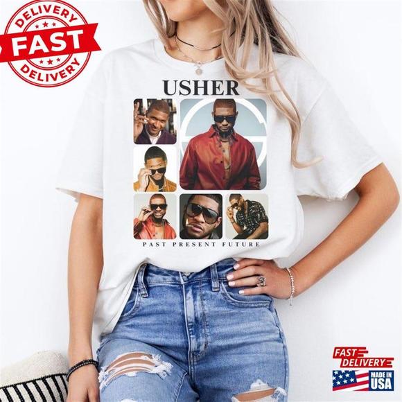 Other - Usher Tshirtusher Concertpast Present Futureusher Tourusher World Tour Shirt
